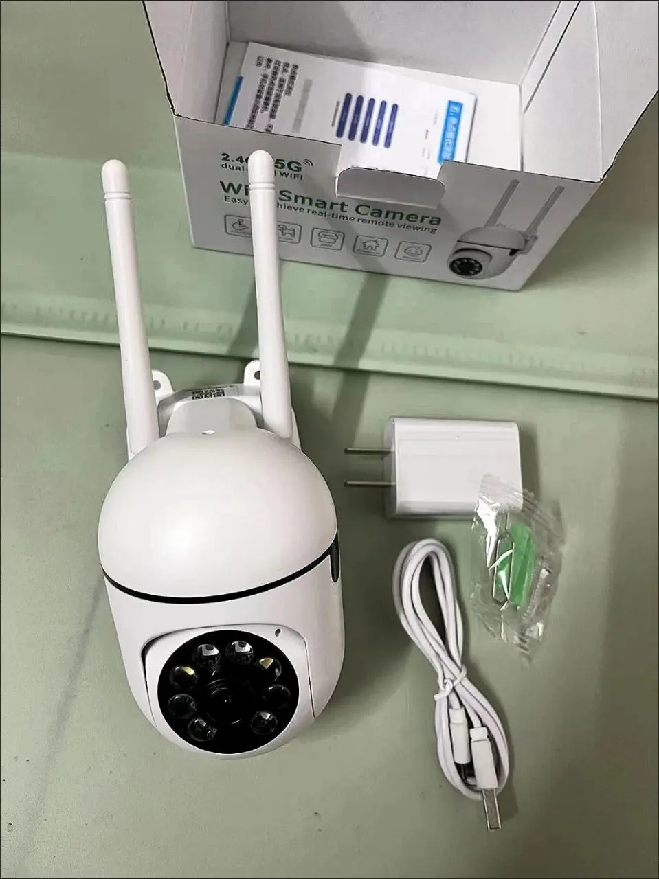 2Mp 1080P Wifi Outdoor IP Camera with 360 Degree Rotation Home Security CCTV Network A7 Memory Card Data Storage Options