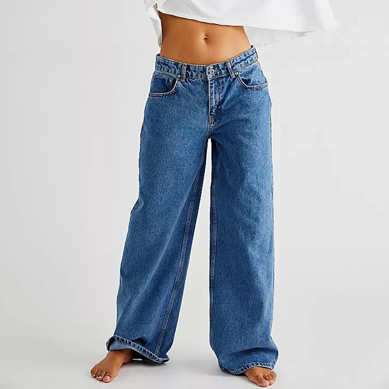 The Ragged Priest Low-rise Baggy Jeans 