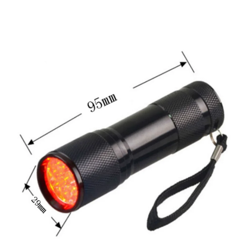 Night Vision 620nm 670nm Red Led Flashlight Outdoor Led Torch Infrared ...