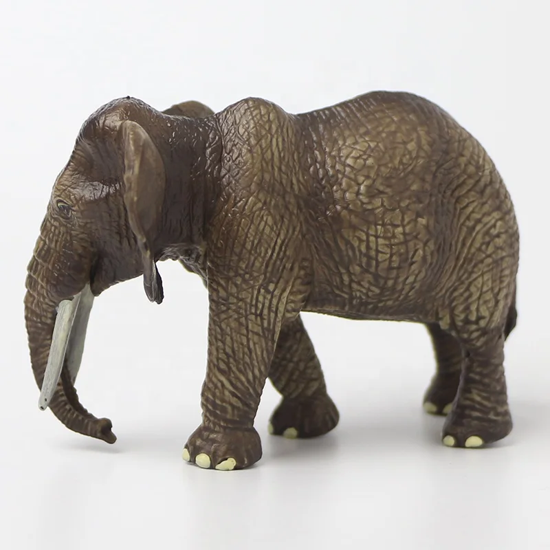 Pvc Plastic Elephant Figurine Toy for Souvenirs Gifts