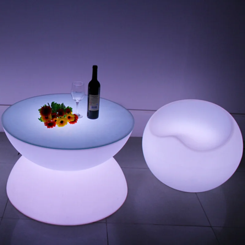 16Colors Changing Illuminated Decoration LED Bar Table Waterproof Lighting LED Coffee Table