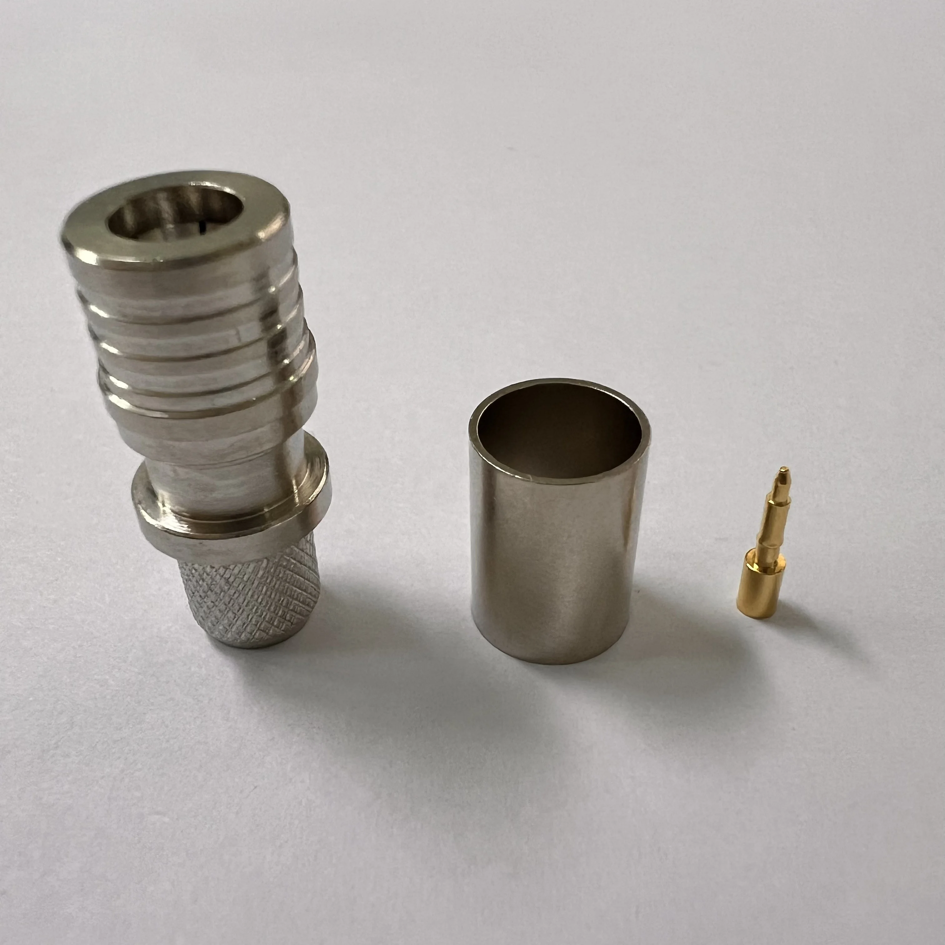 product factory cheap price qma c j5d coaxial connector rf qma male connector for 5d fb-0