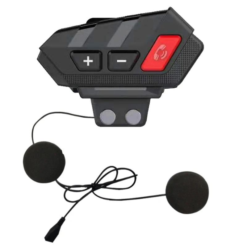 S21 Motorcycles Wireless Bluetooth Headset No Intercom for One Rider Helmet Hands-Free Calling Casque Headphone Earphone With FM