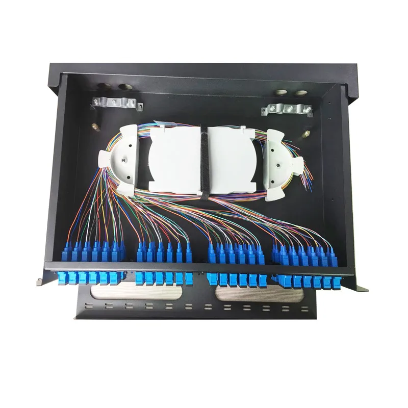 Outdoor ODF Optical Distribution Frame 24 / 48 Port Corning Fiber SC MPO Panel