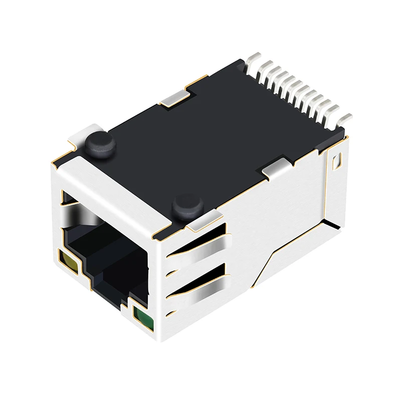RJ45 Connector Female HR961160C RJ45 Connectors With Shield Boot