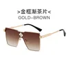 Gold frame gradient BROWN