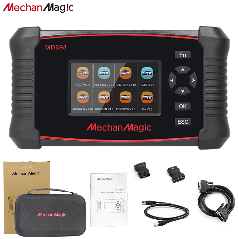 MechanMagic MD698 OBD2 Scanner All System OBD2 Auto Scanner Diagnostic Tool OBD Car Diagnostic Scanner Automotivo Car Scan