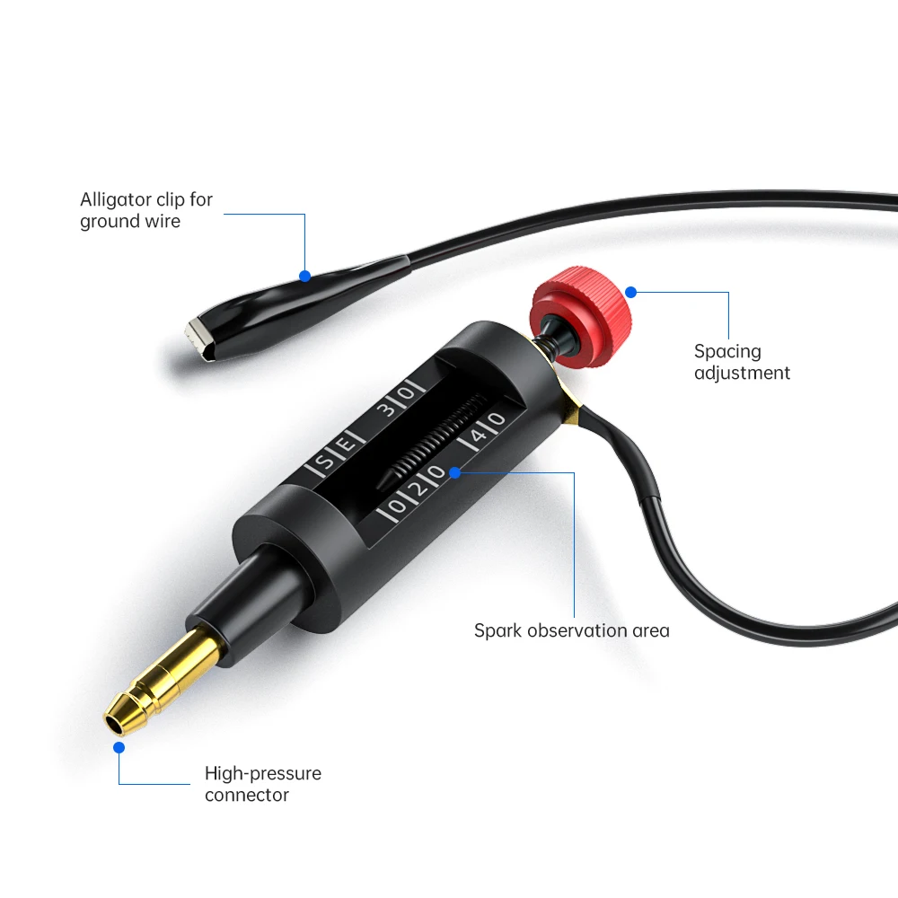 Adjustable Spark Plug Tester Wrench for Car Ignition System Code Reader Car Repair Tool and Engine Tester Auto Accessories