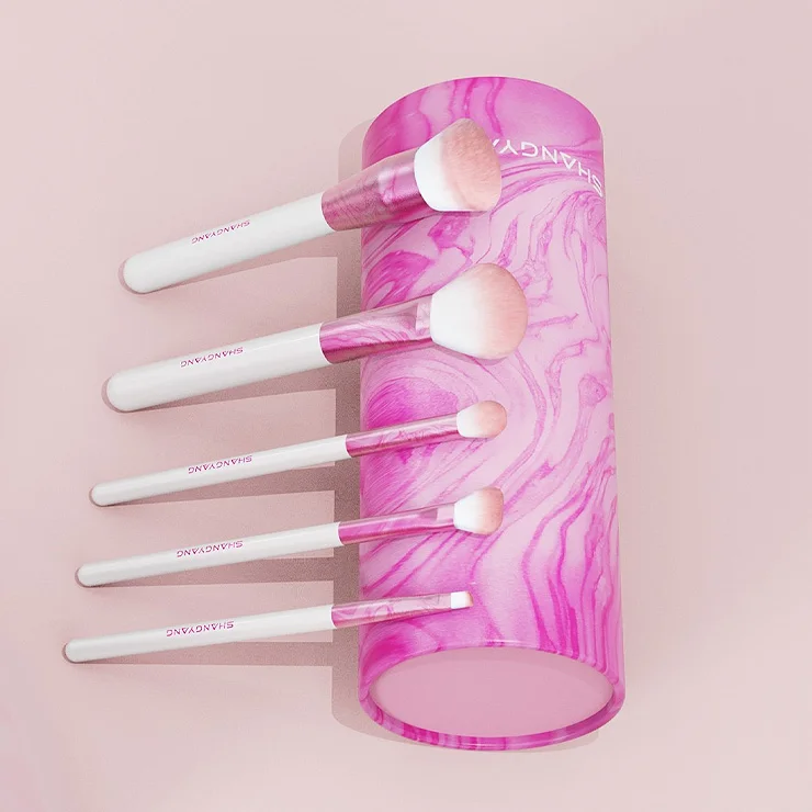 2023 New Arrival Fashion Beauty Tools White Vegan Make Up Brush Set For Face Body Makeup Brush Set Wholesale Custom Logo