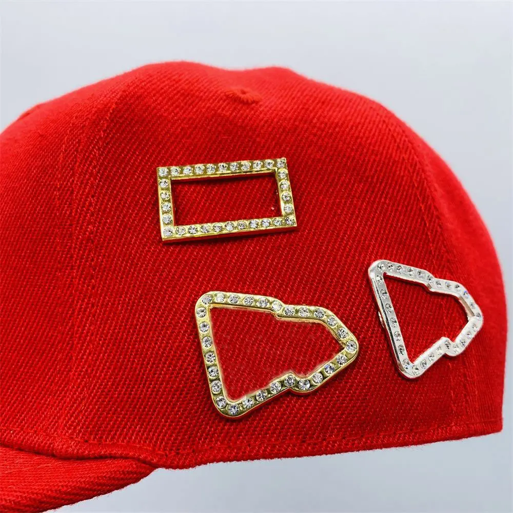 Оптовая продажа на заказ Лидер продаж булавки для шляпы рамы со стразами оцинкованные