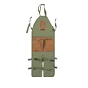 Army green with brown pockets