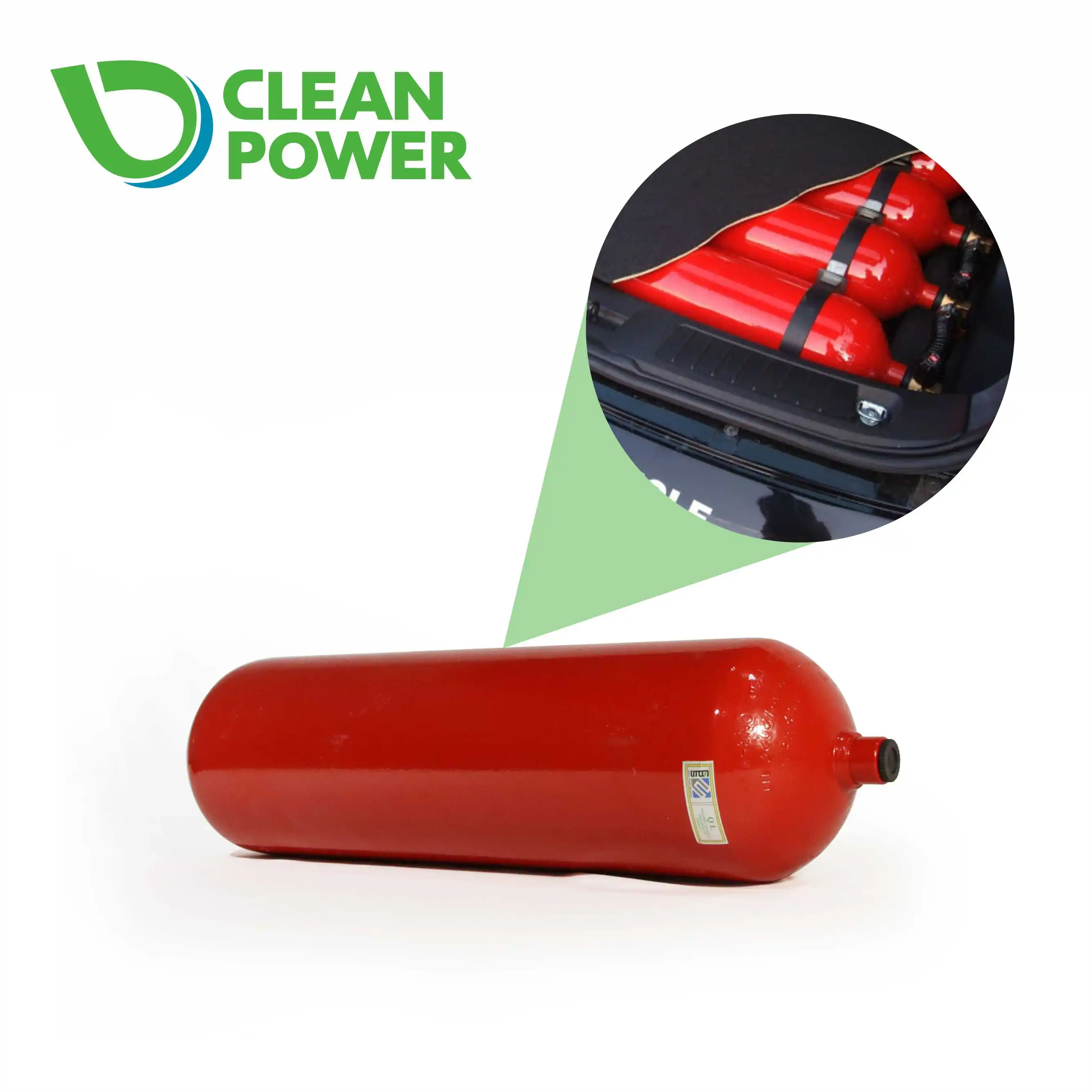 High Pressure CNG Type 180L Seamless Steel CNG Gas Cylinder Used for CNG Vehicles