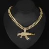 Gold pendant with 18inch cuban chain