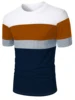 Blanco - Marrón Caramelo - Gris - Azul Marino