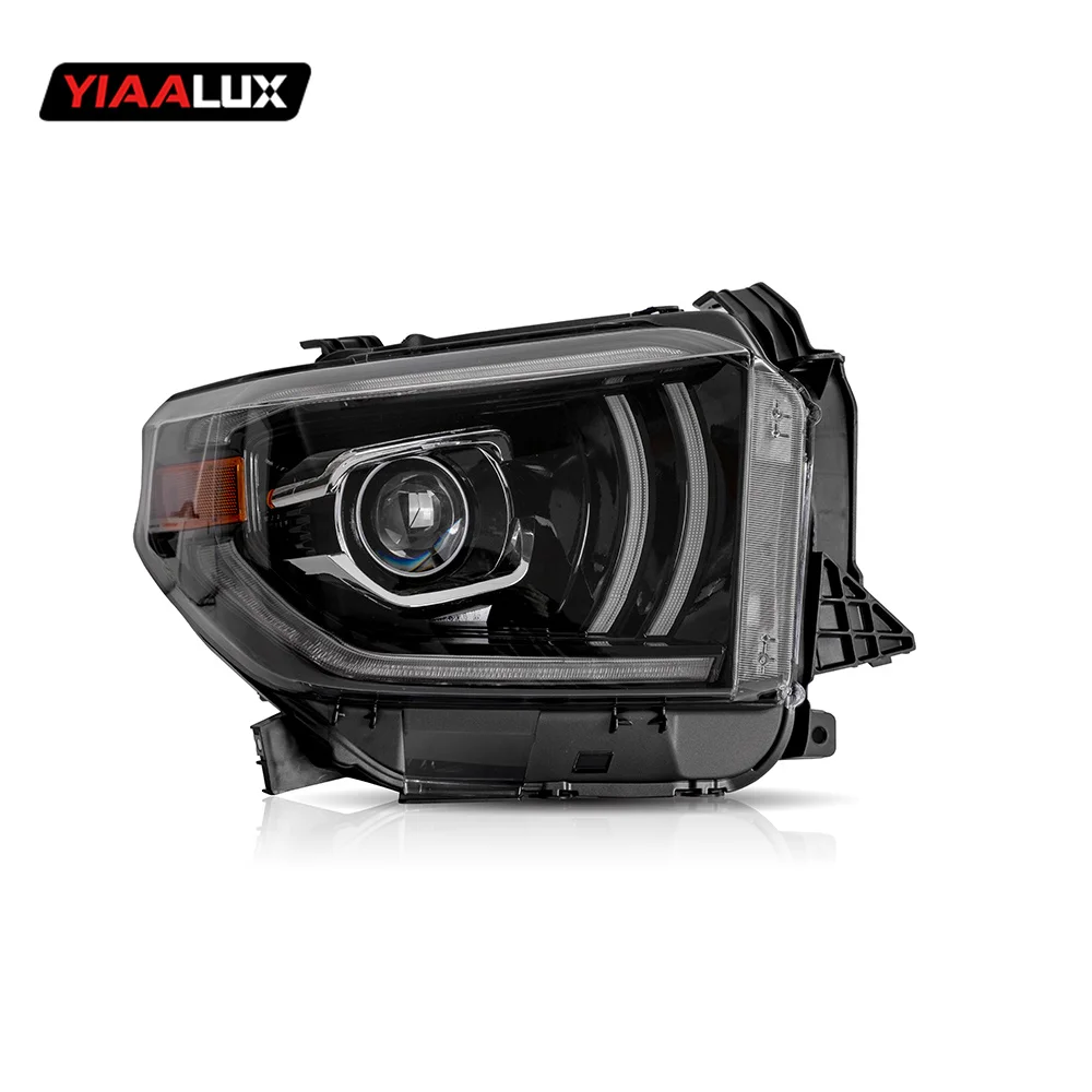 Vland YIAALUX  Turn Signal Headlights Full LED Head Light Assembly 2014-2019 Front Lamp For Toyota Tundra