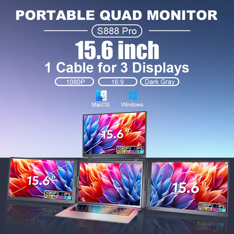 Verbatim Draagbare 15,6 FHD Monitor LICHT - kopen bij