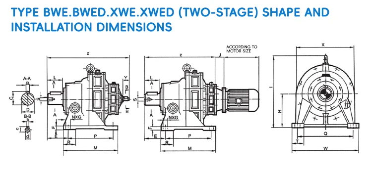 product factory price bld3 b3 electric motor gearbox 740nm speed reducer cycloidal gear custom odm for construction farm machinery-13