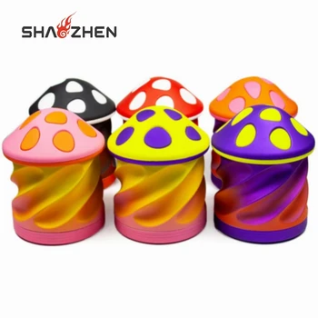 Mushroom Zinc Alloy Grinder with Four Grinding Layers,Creative New Design Popular Smoke Tobacco Grinder