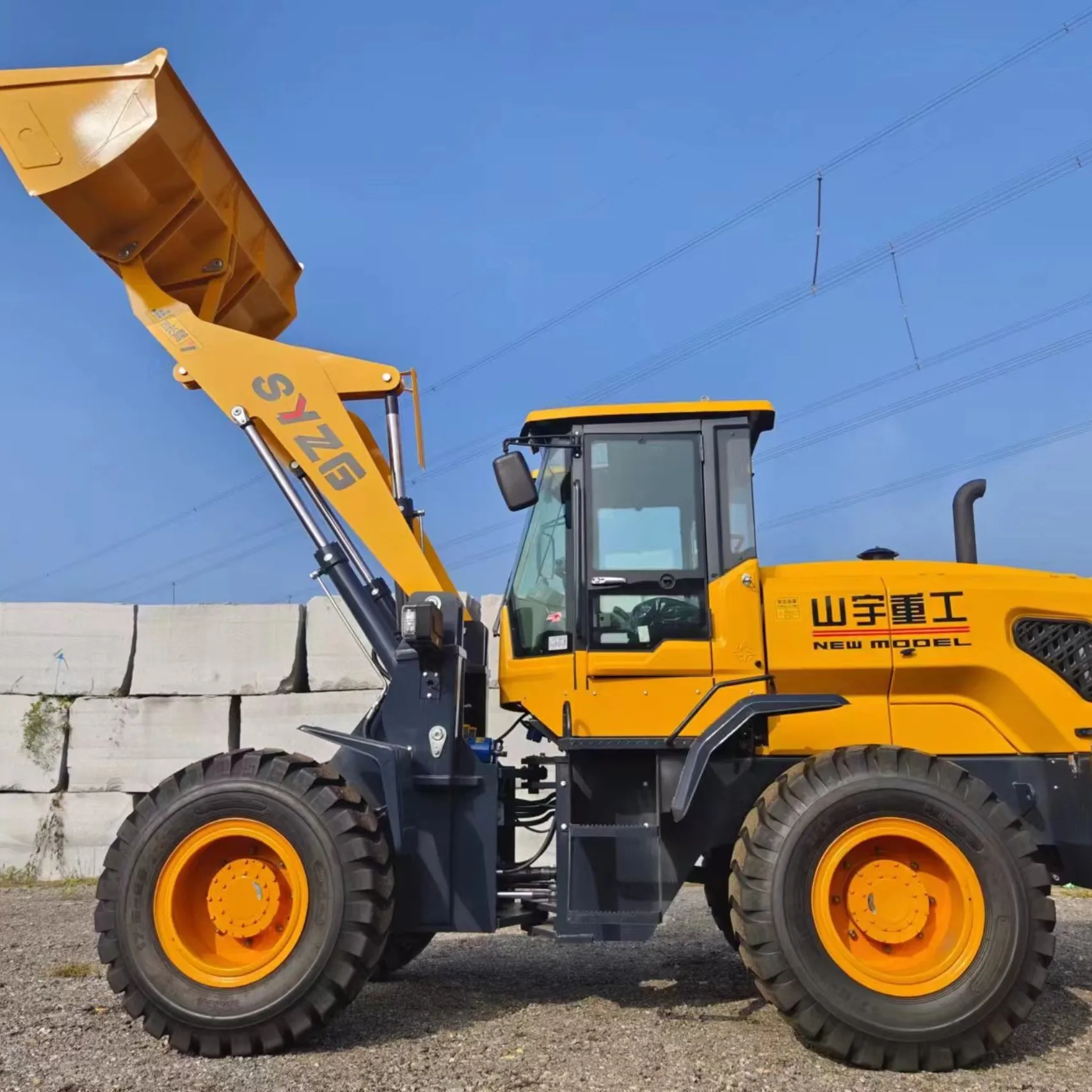Eougem SYZG ZL-958 1.8 Ton Wheel Loader - 4WD Mini Loader for