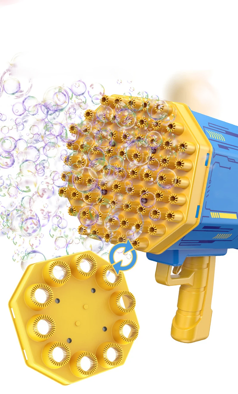 Wholesale Summer Outdoor Bazooka Bubble Gun Machine Juguetes Bubble