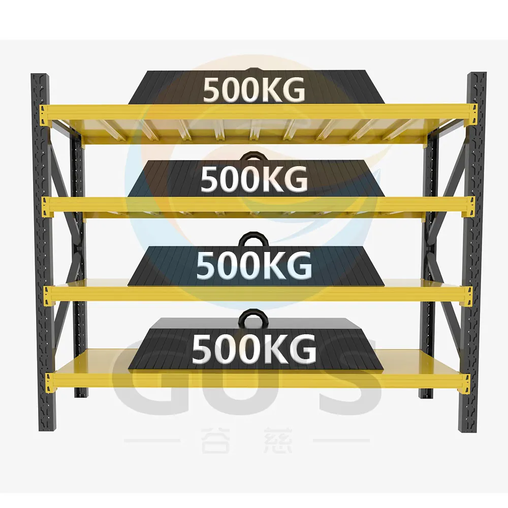 頑丈な産業用パレトラック 500kg／段 収納棚 金属製スタッキングユニット 倉庫用 鋼製収納ラック
