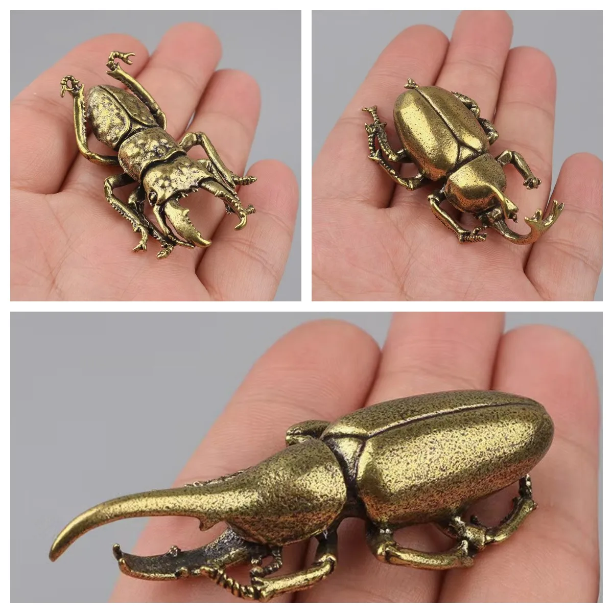 Solid Brass Home Decoration Animals Crafts Copper Insects