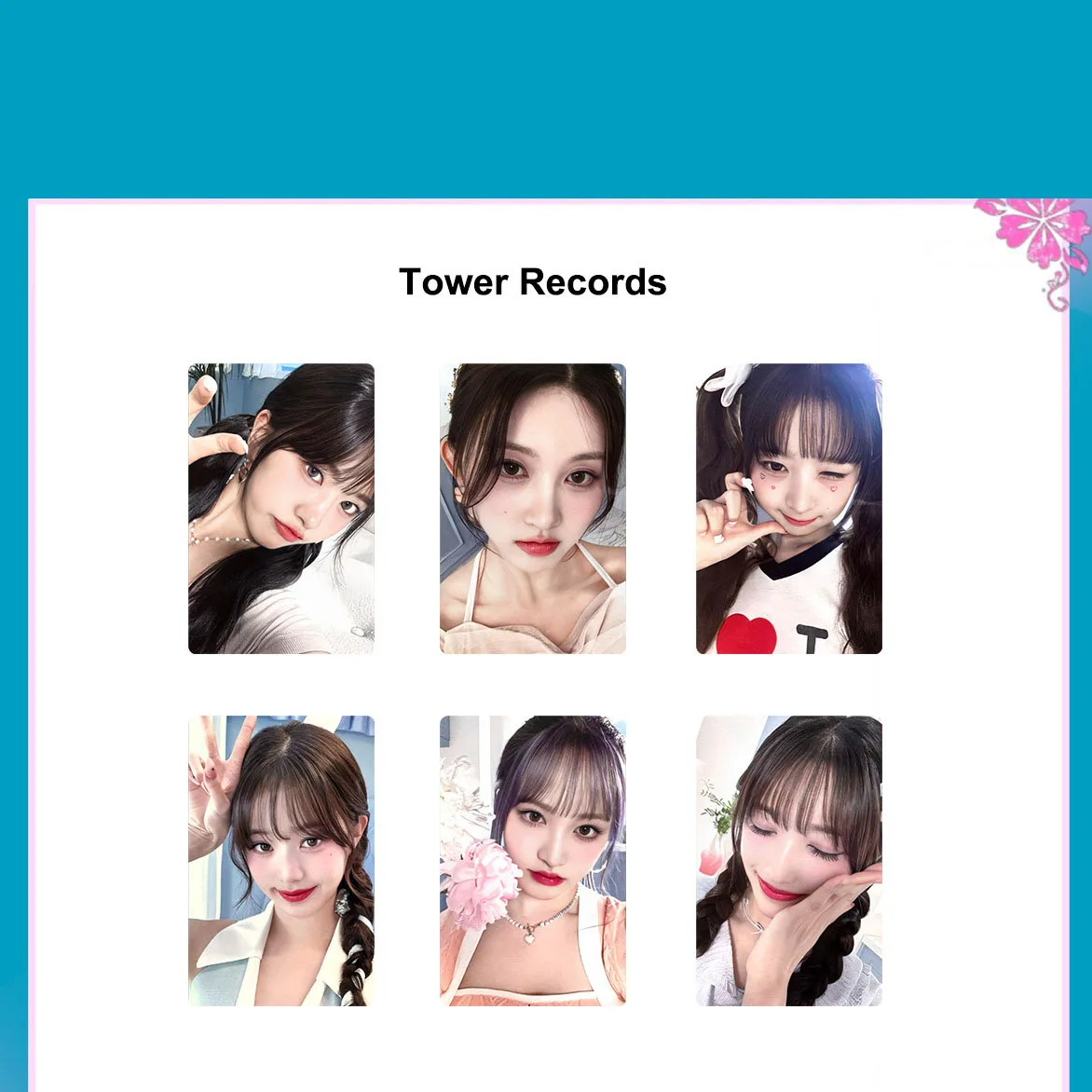 6Pcs/Set KPOP IVE Alive Album New Photocards Leeseo Wonyoung Rei