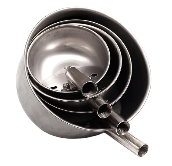 large pig water bowl stainless steel pig hog drinking water bowl