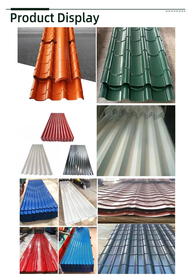 Top Quality Corrugated Profiled Color Steel Roof Trapezoidal Prepainted Metal Roofing Sheet