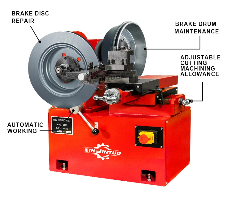 Small Disc Drum Brake Lathe Machine