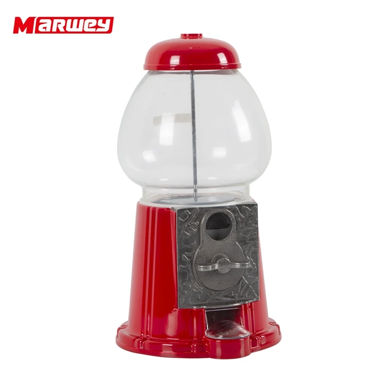 Shopping Mall Single Player Coin Operated Gashapon Machine Kids Capsule Bouncy Ball Gumball Candy Vending Dispenser