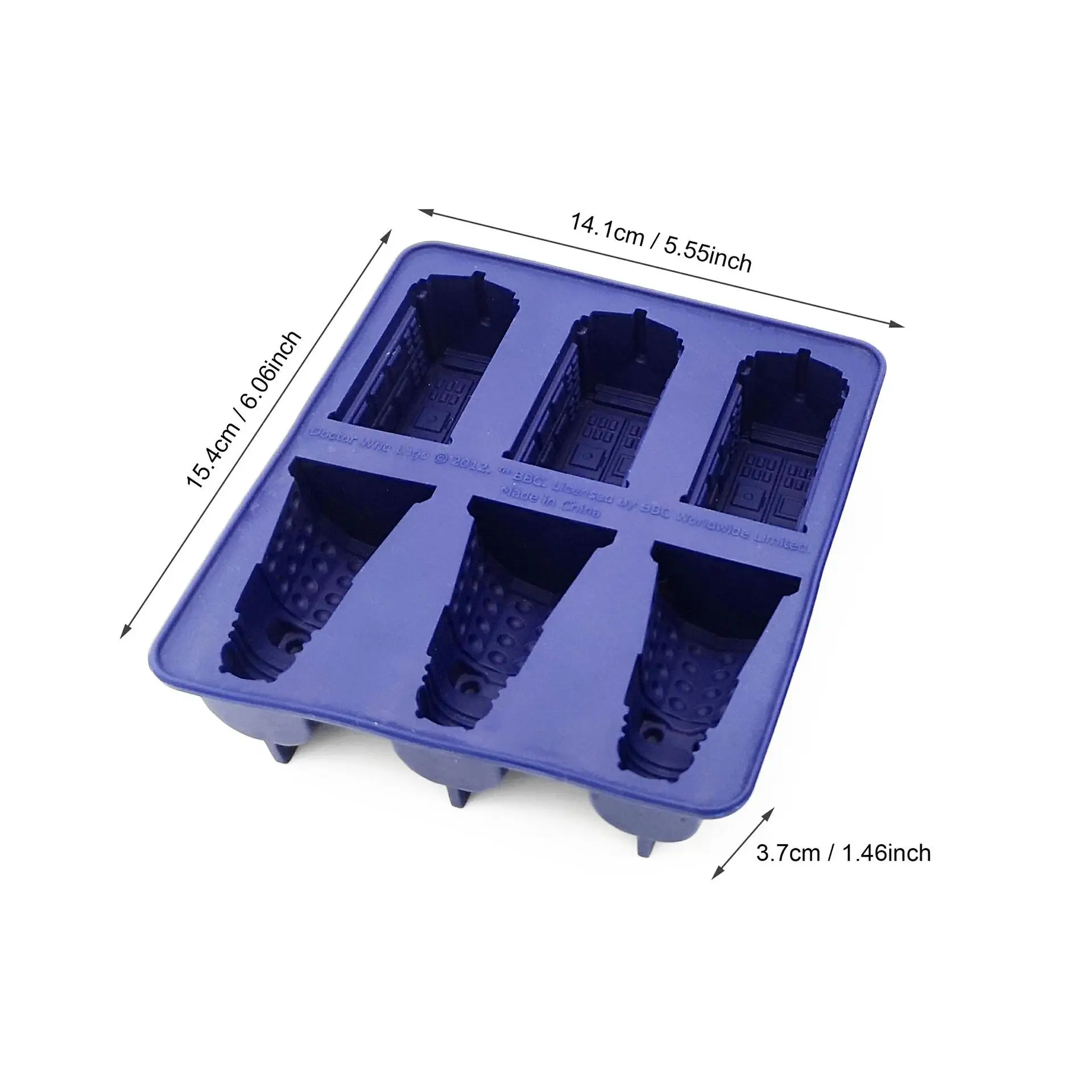 Doctor Who Silicone Ice Cube Tray Tardis & Daleks