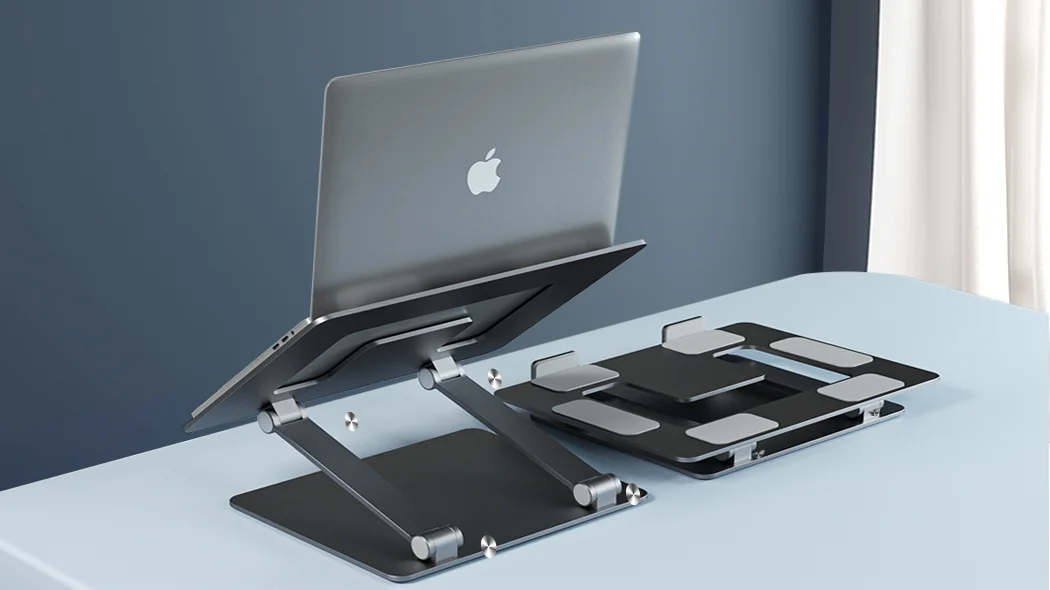 Support 10-18 Inches Table Laptop Stand 180 Degree Adjustable Laptop ...