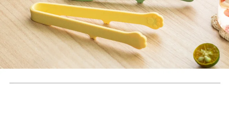 Multi-functional cat Paw Mini Silicone Food Tongs Food-grade Silicone Snack and Fruit Tongs Cake Tools Silicone cat Paw Clamp manufacture