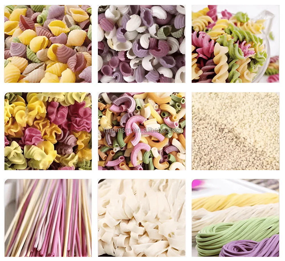 Factory Made Elbow Spaghetti Pasta Macaroni Durable Cavatelli Machines Rotini Pasta Making Machine