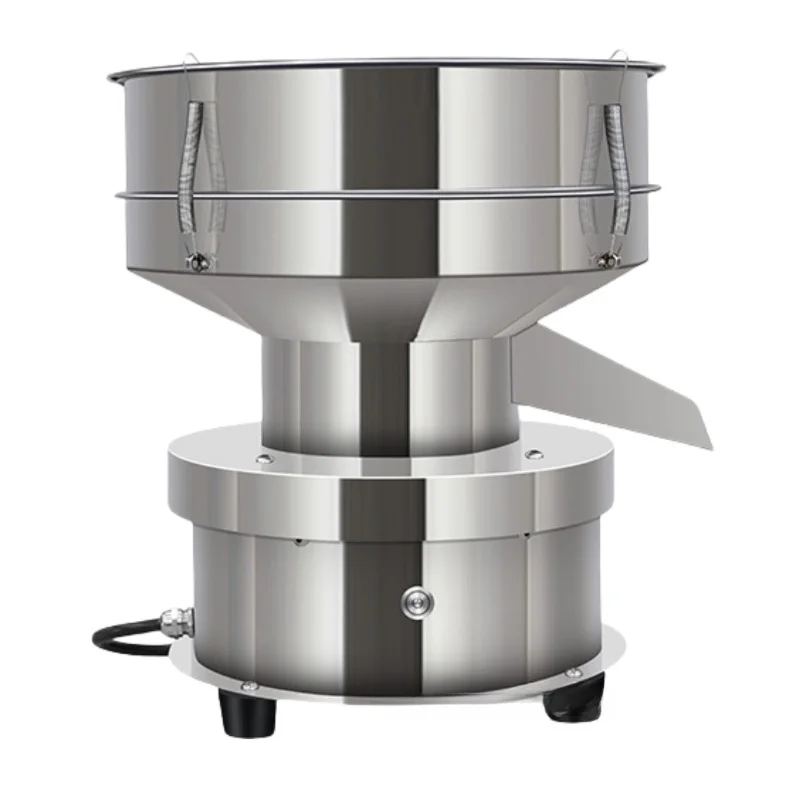 KFC Silent Vibrating Screening Machine Breading Table Flour Filter Sieve Shaker Equipment for Fried Chicken