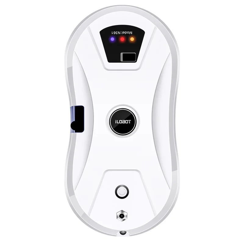 Robot Puliscivetro Elettrico Con Aspirazione 5800 Pa – Riconoscimento Bordi AI, Funzione Multilingue, Adatto A Finestre, Vetri E Superfici Lisce