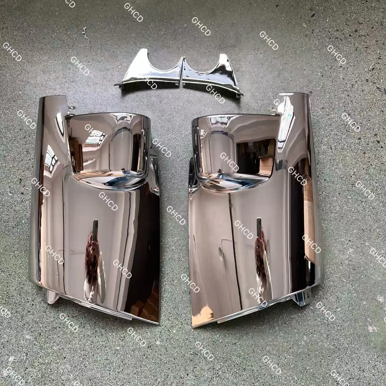 GHCD HOT PROUCT/HIGH QUALITY CHROME-PLATED CORNER PANEL  for JAPANESE TRUCK ISUZU ELF/100P/HINO/MITSUBISHI/NISSAN/