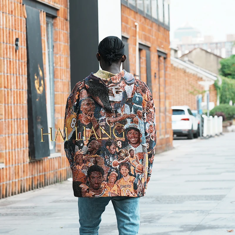Hot Sale Tapestry Hoodie Men Streetwear Men's Hoody Sweatshirts Plus