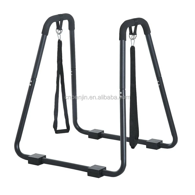 Dip Stand Station, Heavy Duty Ultimate Body Press Bar With Safety Connector  for Triceps Dip Home Gym Strength Training Equipment