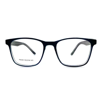 High Quality Corrosion resistant square plastic eyeglasses frames for men with clip on