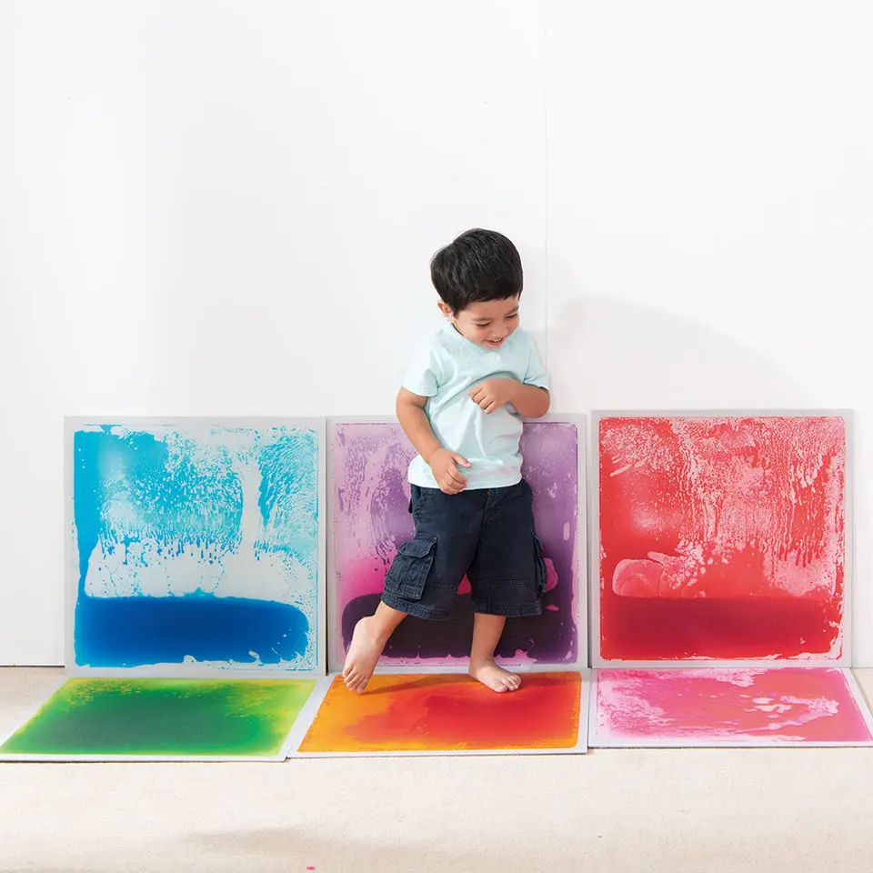 Af Trending Products Custom Liquid Sensory Floor Tiles Sensory Mats For