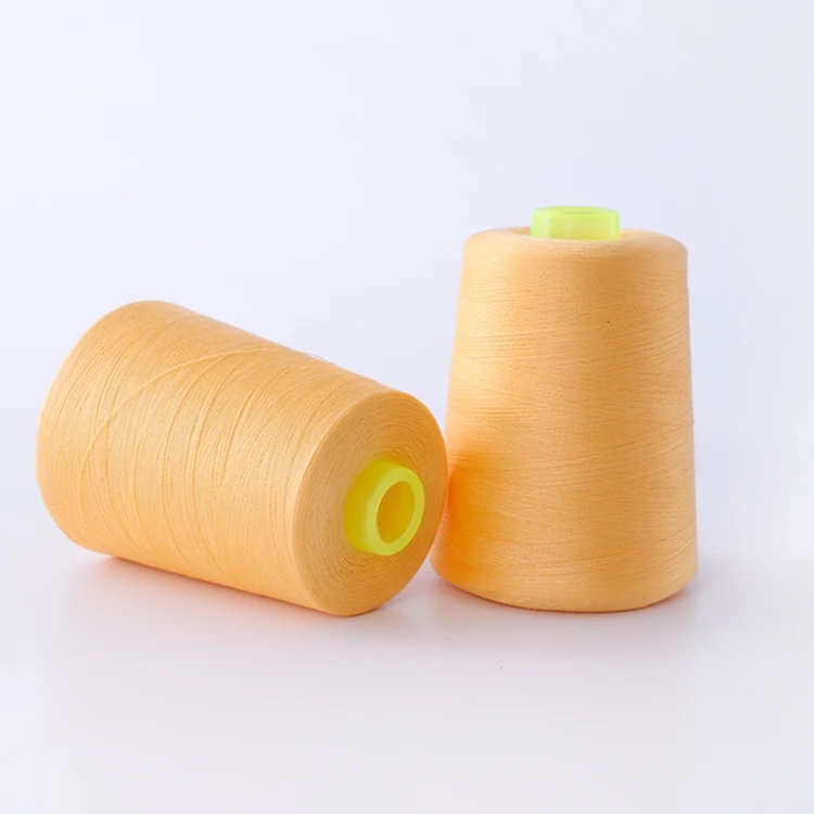 Orange 40S/2 High Quality Polyester Thread For Sewing For Home Sewing Machine