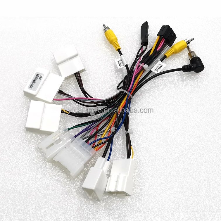 Android Navigation Car Harness with 16PIN Adaptor and Back Camera for Toyota Vios Model 1-Year Warranty Stereo Function