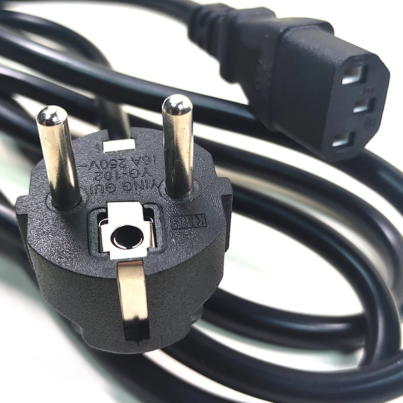 1.5M 1.8Mブラック高品質EU電源コード銅付きラップトップ 1.5M 1.8Mブラック高品質EU電源コード銅付きラップトップ
