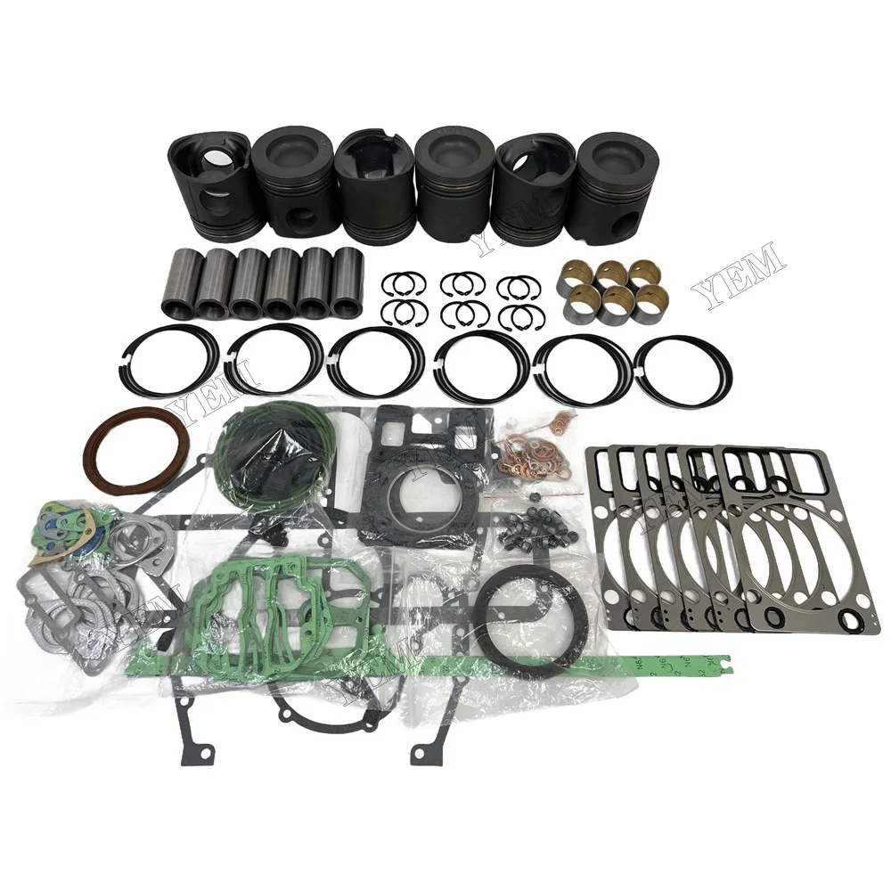 Engine Overhaul Kit With Piston Rings Cylinder Gaskets Fit for Deutz BF6M1015 Engine Parts 4