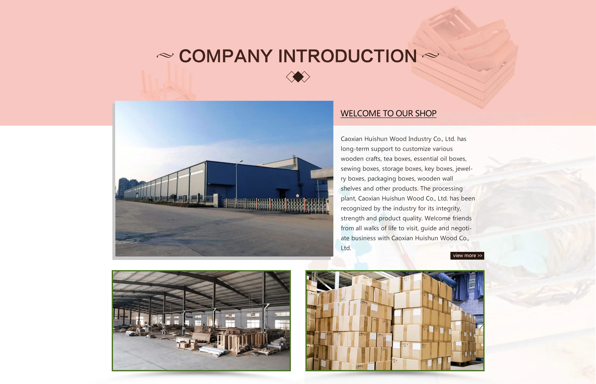 Cao County Huishun Wood Co., Ltd.