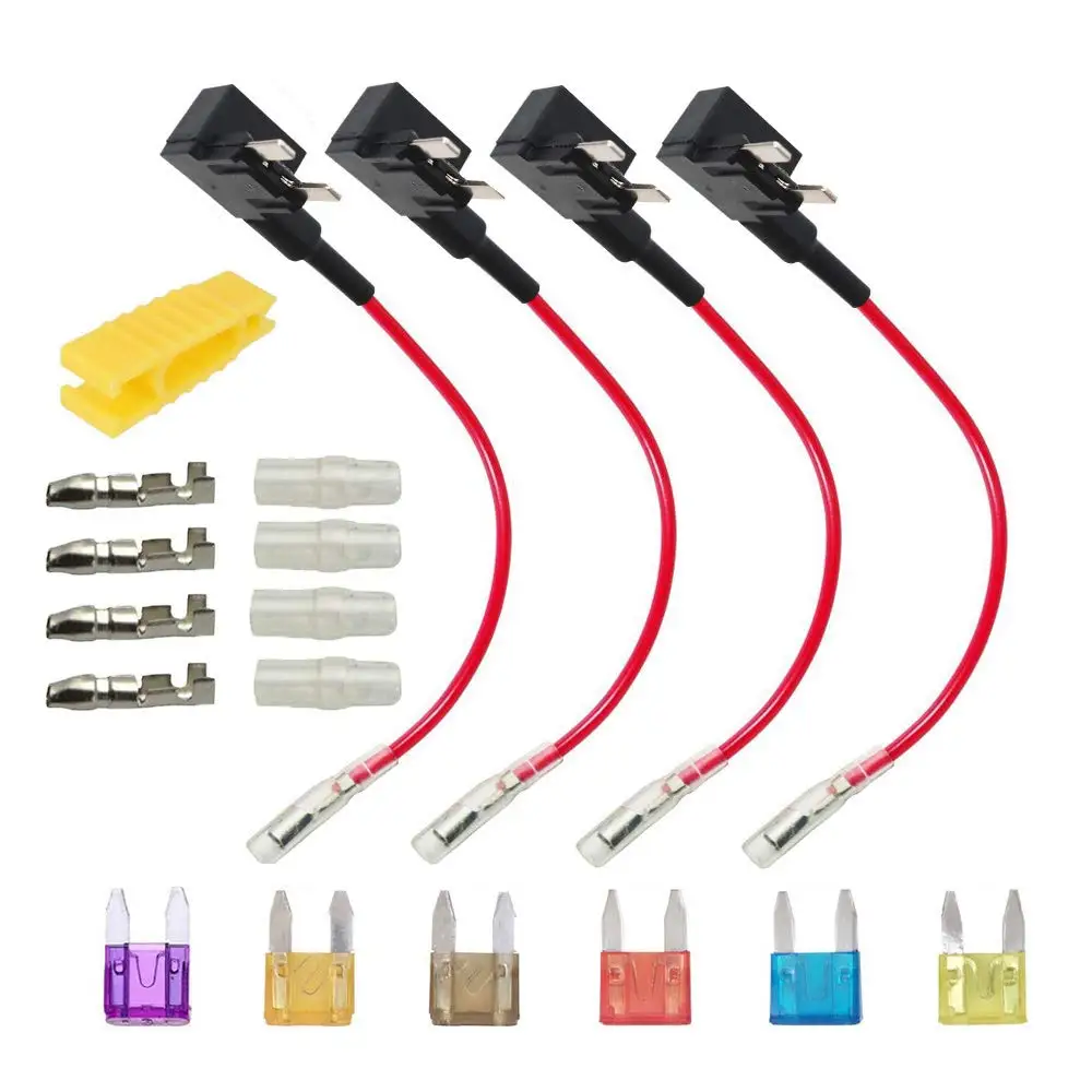 Amomd 12 Way DC 32V Fuse Block Mega Terminal Block Fuse Holder Box With 12 Way Negative Bus Bar