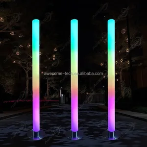 RGB Large Meteor Shower LED Lamp for Outdoor Landscape Lighting Creative Hotel Garden Decoration for New Year's Day Halloween