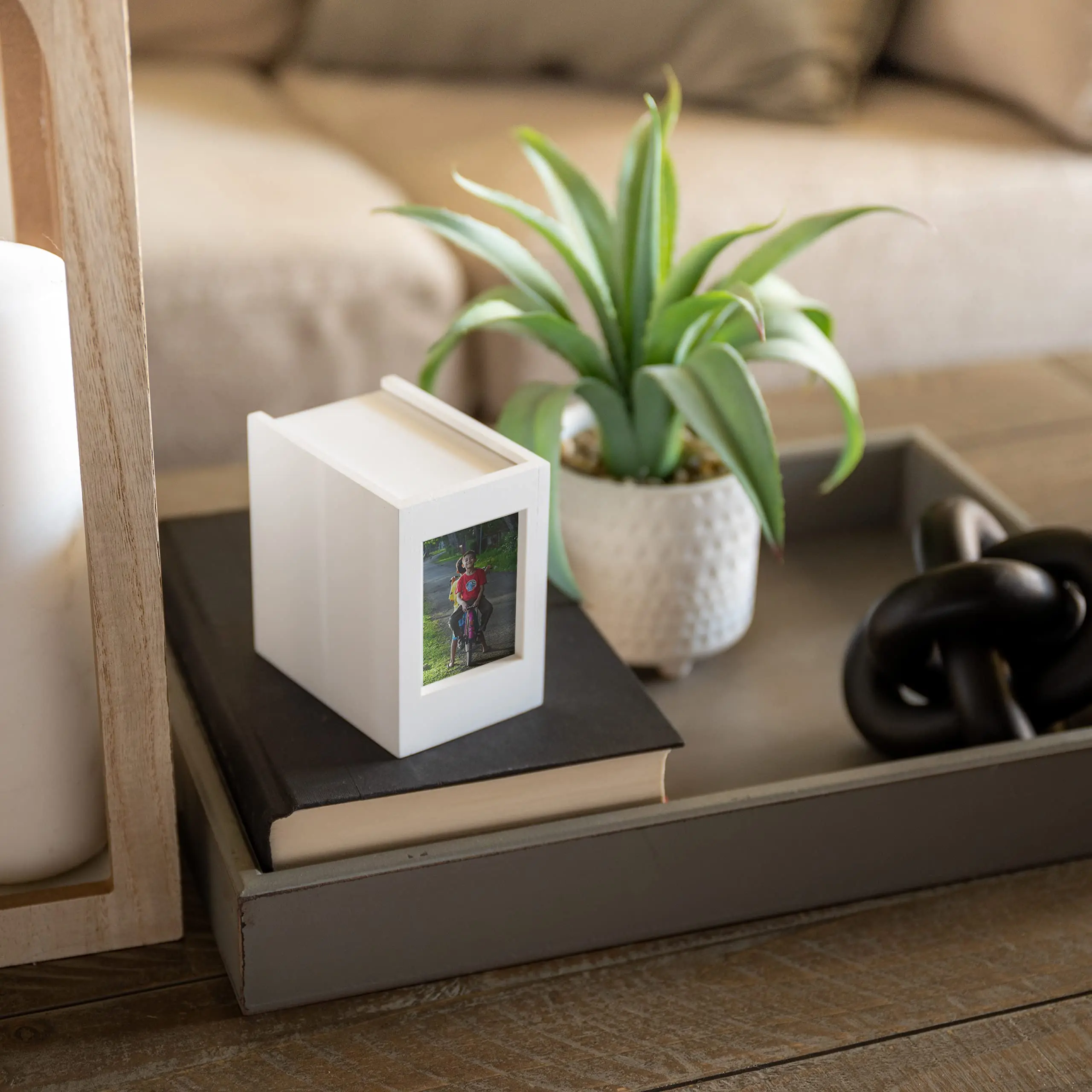 Factory Custom Acrylic Camera Mini Polaroid Frame and Photo Storage Box for Reception and Registry